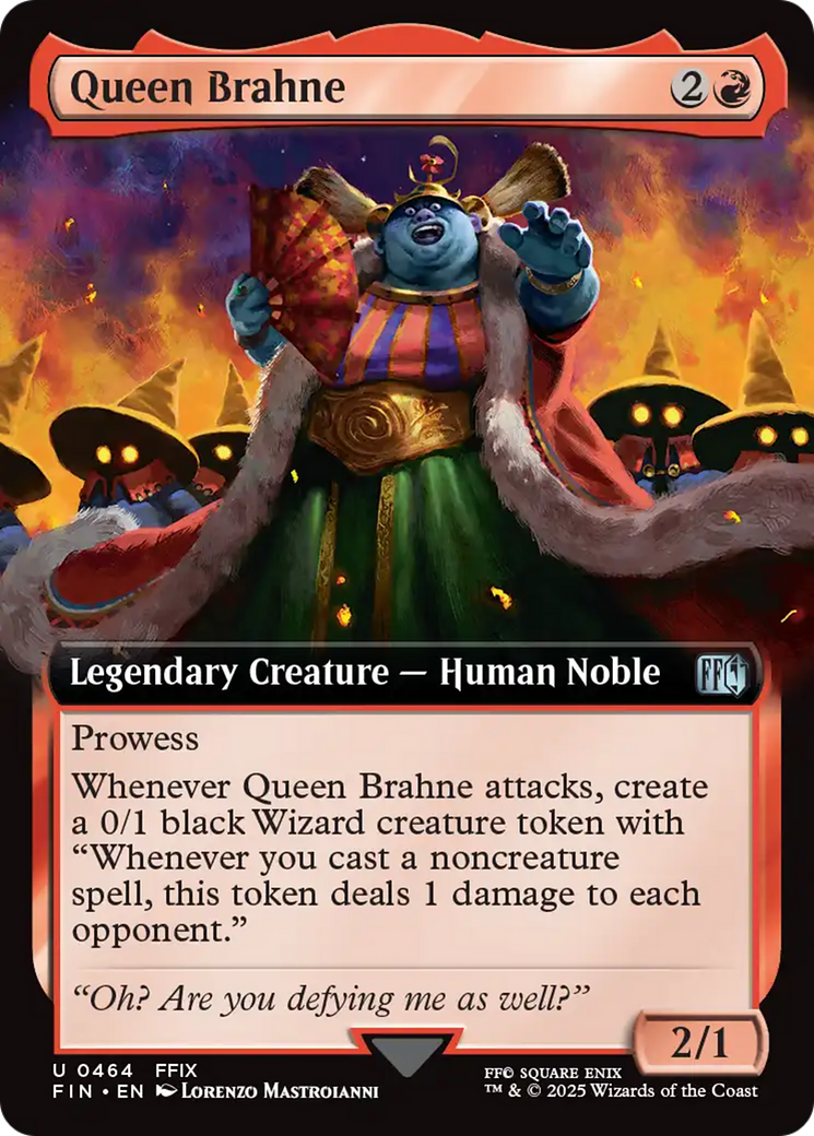Queen Brahne (FIN-464) - FINAL FANTASY: (Extended Art) Foil - Poke-Collect