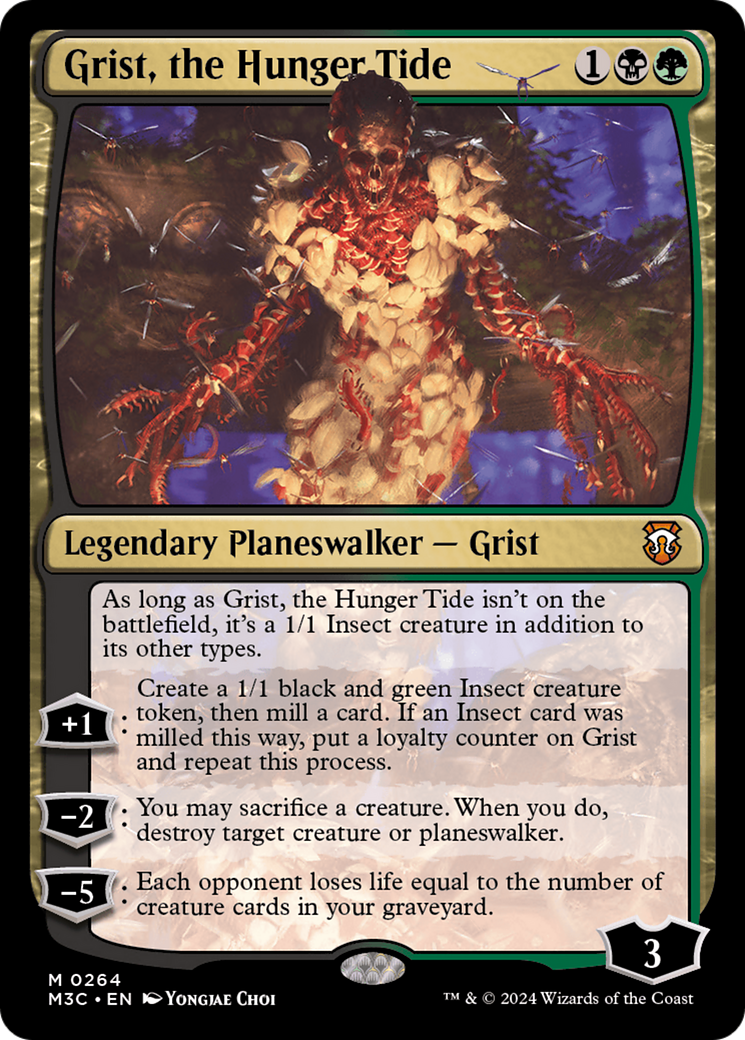 Grist, the Hunger Tide (M3C-264) - Modern Horizons 3 Commander - Poke-Collect