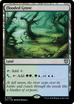 Flooded Grove (OTC-297) - Outlaws of Thunder Junction Commander - Poke-Collect