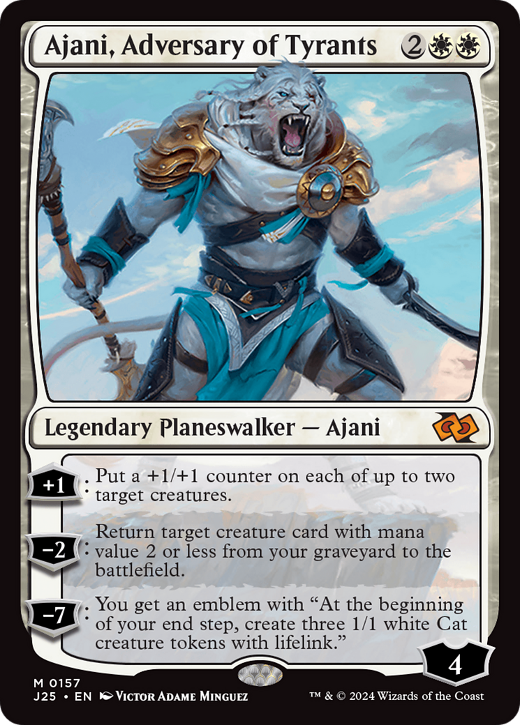 Ajani, Adversary of Tyrants (J25-157) - Foundations Jumpstart - Poke-Collect