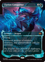 Clarion Conqueror (TDM-400) - Tarkir: Dragonstorm: (Showcase) (Borderless) Foil - Poke-Collect