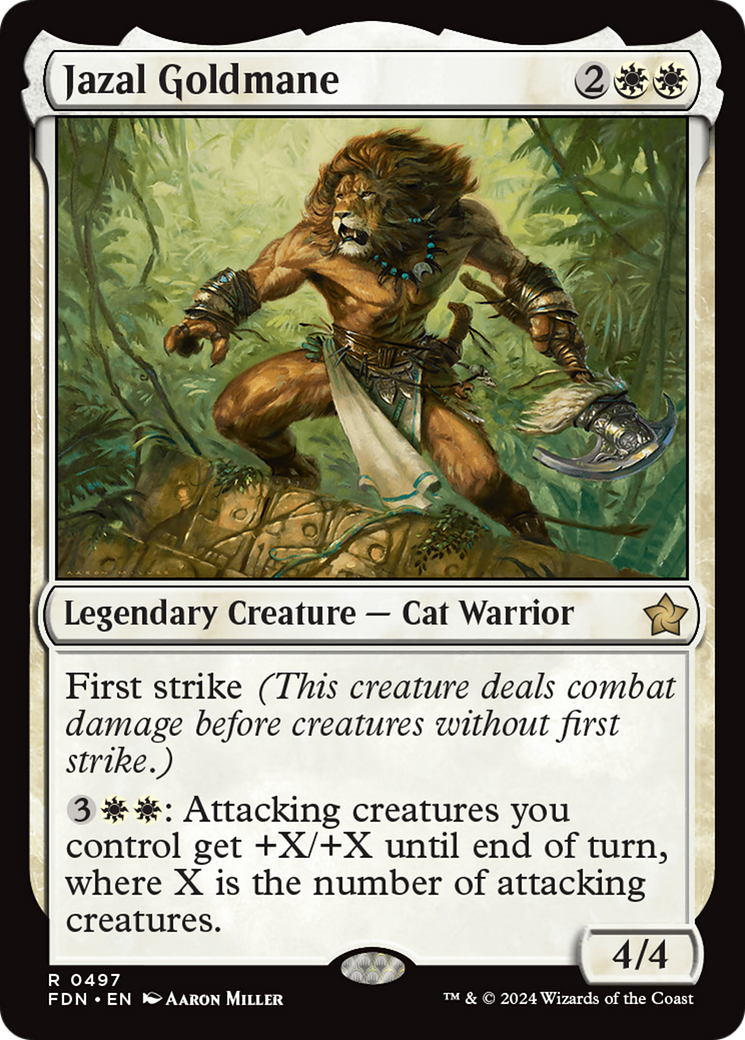 Jazal Goldmane (FDN-497) - Foundations - Poke-Collect
