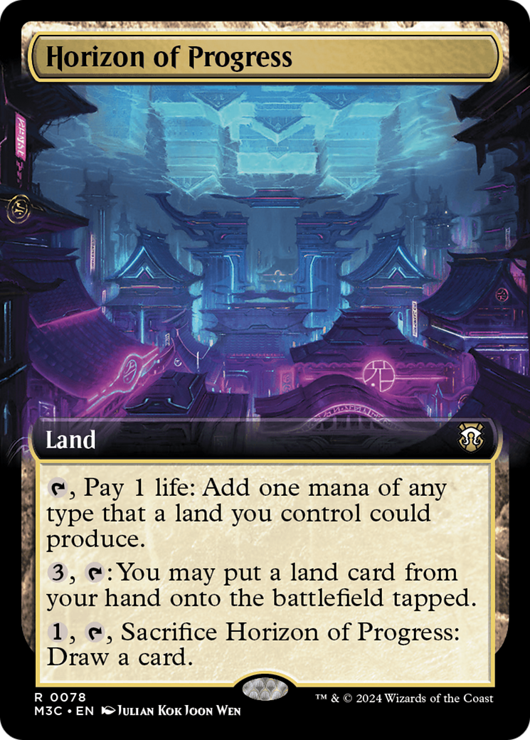 Horizon of Progress (M3C-078) - Modern Horizons 3 Commander: (Extended Art) - Poke-Collect