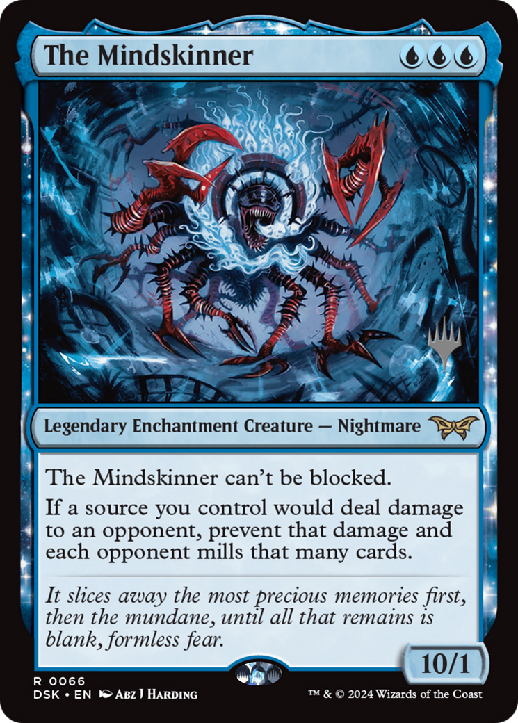 The Mindskinner (PPDSK-066) - Duskmourn: House of Horror Promos: (enchantment) - Poke-Collect