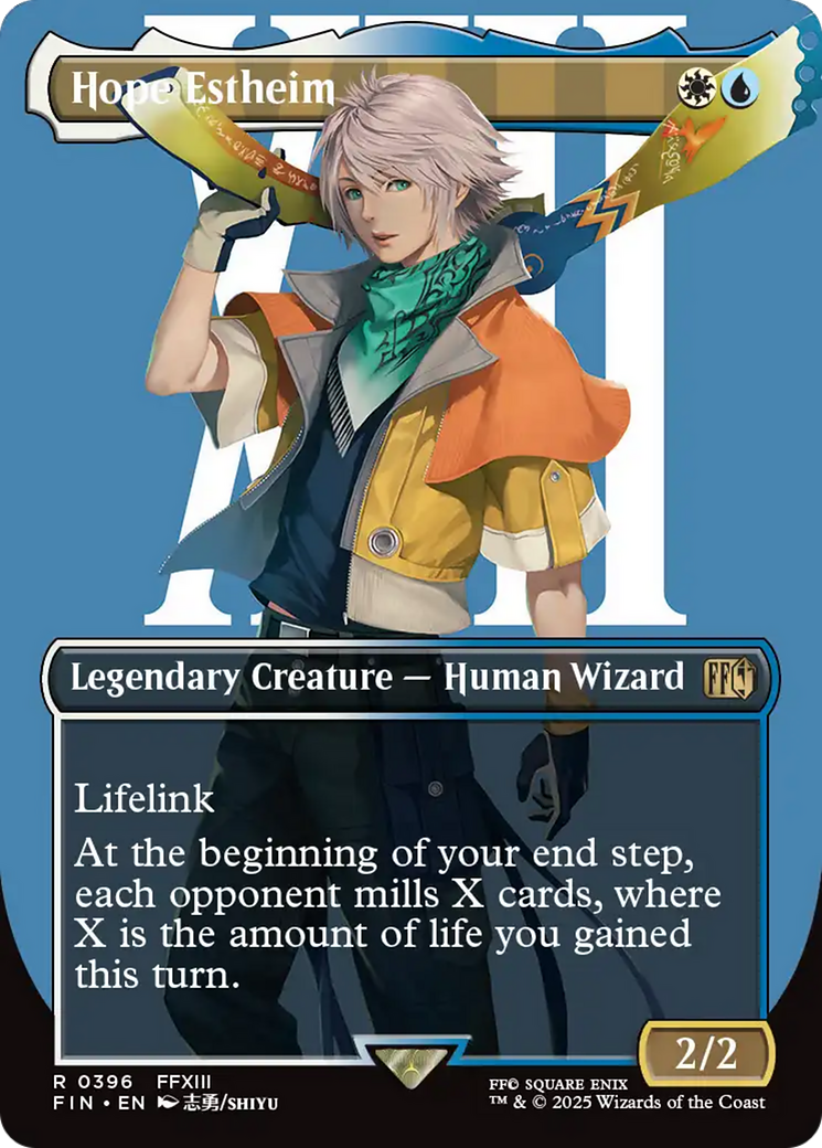 Hope Estheim (FIN-396) - FINAL FANTASY (Borderless) Foil - Poke-Collect