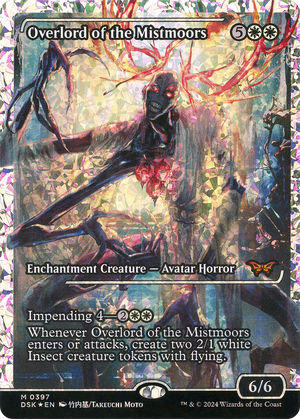 Overlord of the Mistmoors (Showcase) (Fracture Foil) (DSK-397) - Duskmourn: House of Horror: (Showcase) Foil - Poke-Collect