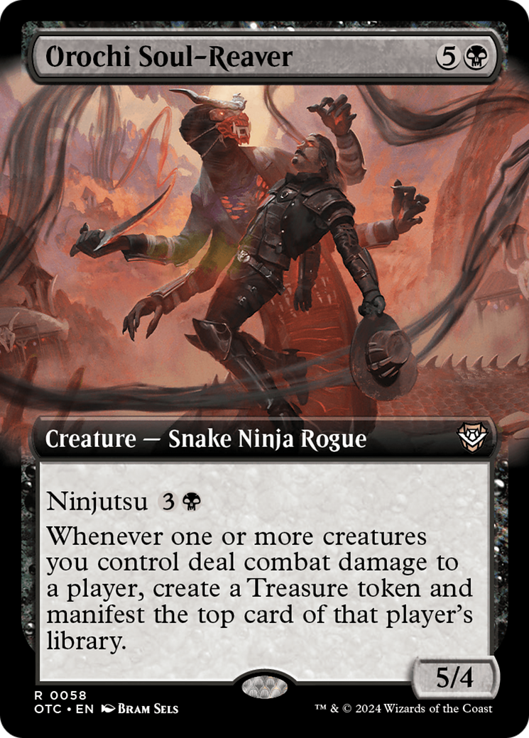 Orochi Soul-Reaver (OTC-058) - Outlaws of Thunder Junction Commander: (Extended Art) - Poke-Collect