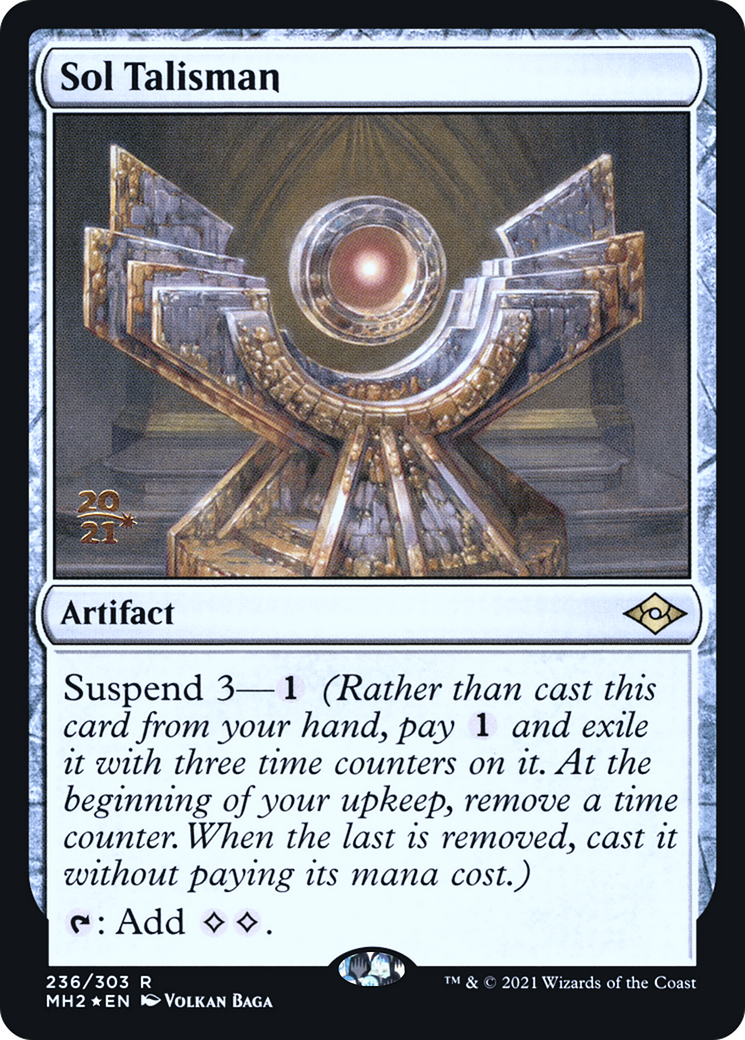 Sol Talisman (PRE-236S) - Modern Horizons 2 Promos Foil - Poke-Collect