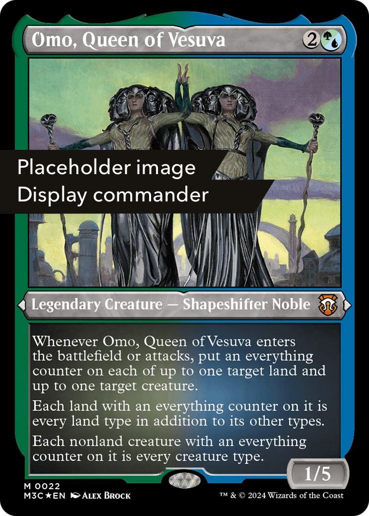 Omo, Queen of Vesuva (M3C-149) - Modern Horizons 3 Commander Foil - Poke-Collect
