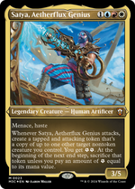 Satya, Aetherflux Genius (M3C-023) - Modern Horizons 3 Commander Etched Foil - Poke-Collect