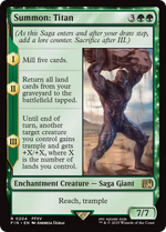 Summon: Titan (FIN-204) - FINAL FANTASY: (enchantment) Foil - Poke-Collect