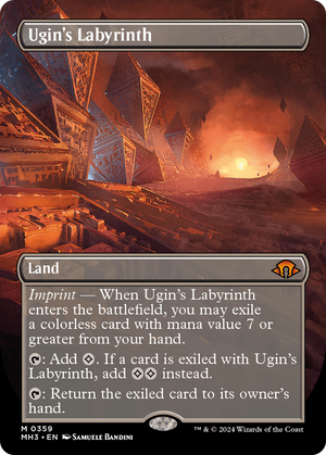 Ugin's Labyrinth (Borderless) (MH3-359) - Modern Horizons 3 (Borderless) Foil - Poke-Collect