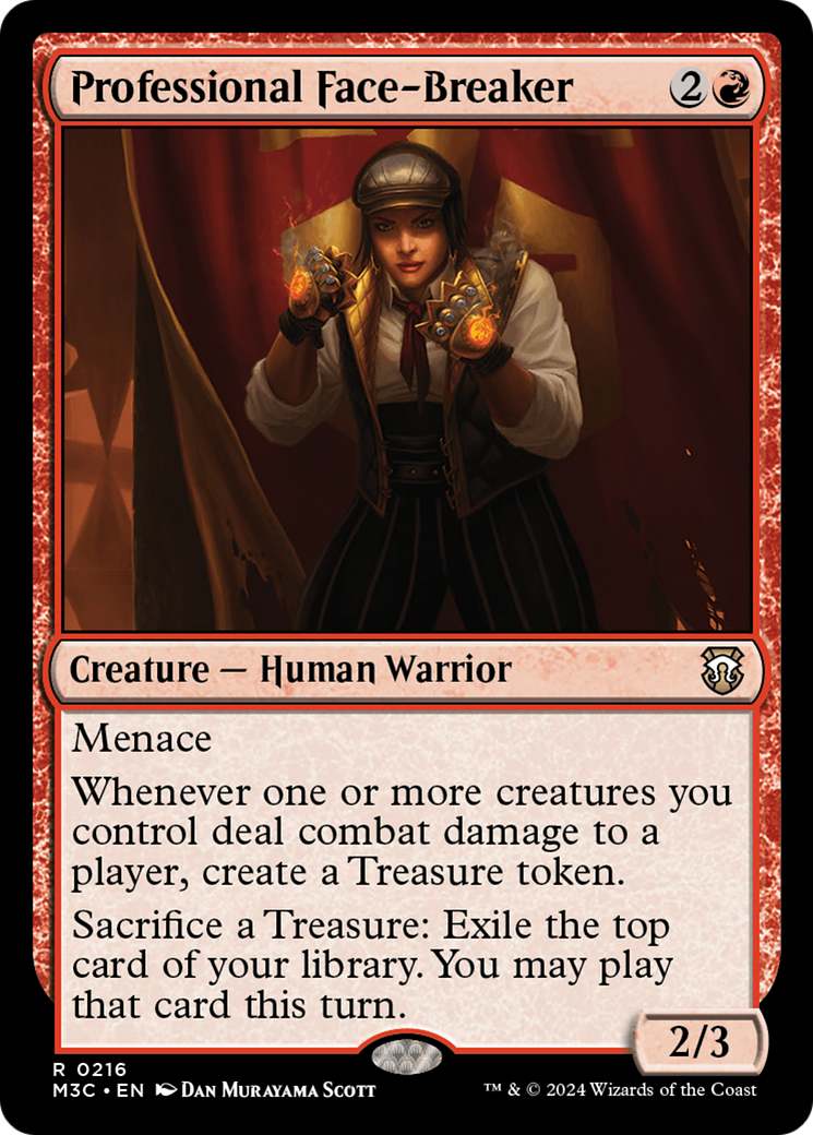 Professional Face-Breaker (M3C-216) - Modern Horizons 3 Commander - Poke-Collect