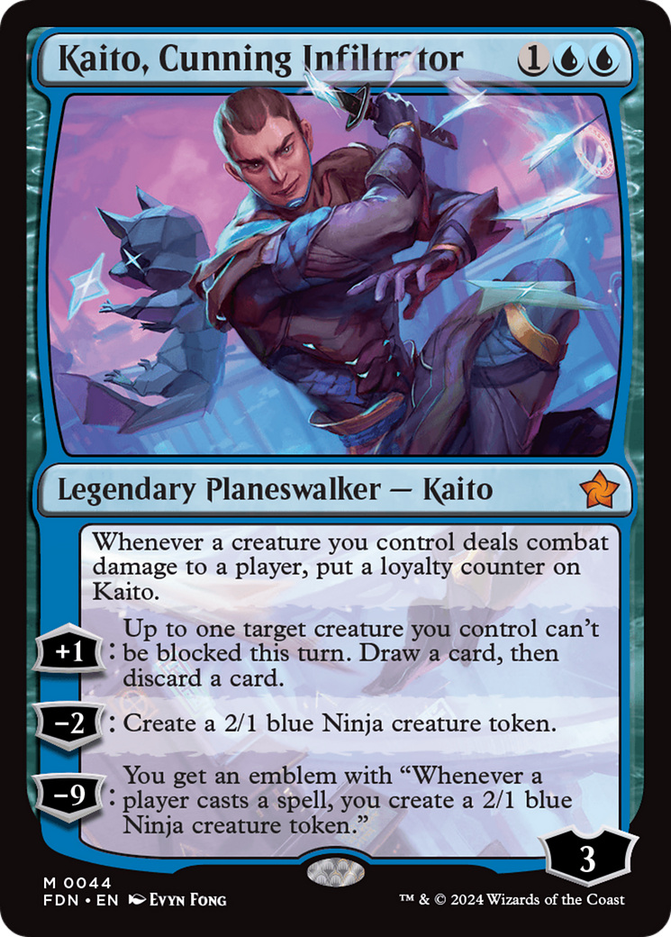 Kaito, Cunning Infiltrator (FDN-044) - Foundations - Poke-Collect