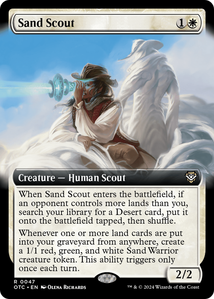 Sand Scout (OTC-047) - Outlaws of Thunder Junction Commander: (Extended Art) - Poke-Collect