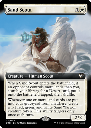 Sand Scout (OTC-047) - Outlaws of Thunder Junction Commander: (Extended Art) - Poke-Collect