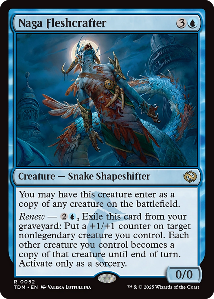 Naga Fleshcrafter (TDM-052) - Tarkir: Dragonstorm Foil - Poke-Collect