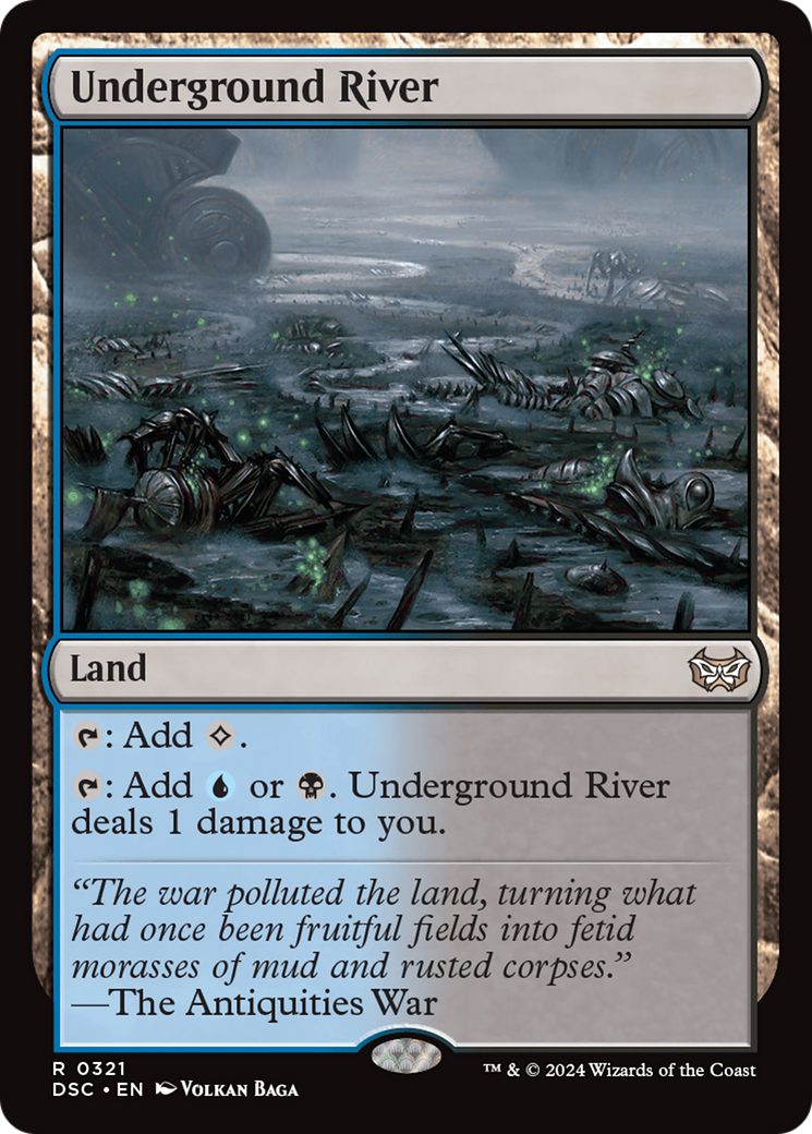 Underground River (DSC-321) - Duskmourn: House of Horror Commander - Poke-Collect