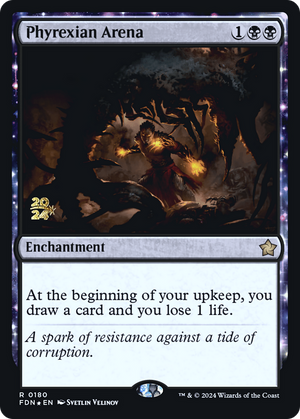 Phyrexian Arena (PRE-180) - Foundations Promos: (enchantment) Foil - Poke-Collect