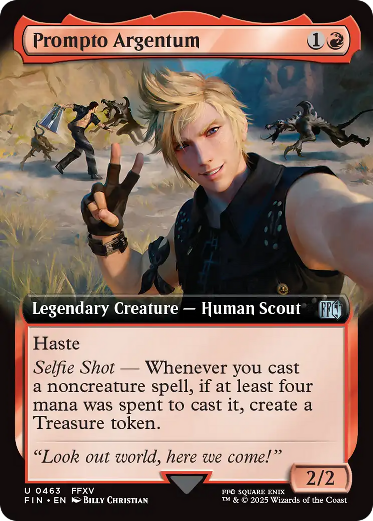 Prompto Argentum (FIN-463) - FINAL FANTASY: (Extended Art) Foil - Poke-Collect