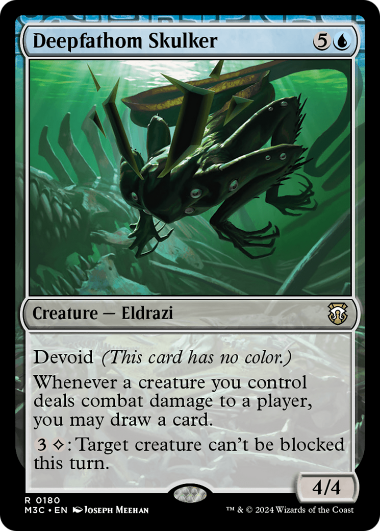 Deepfathom Skulker (M3C-180) - Modern Horizons 3 Commander: (devoid) - Poke-Collect