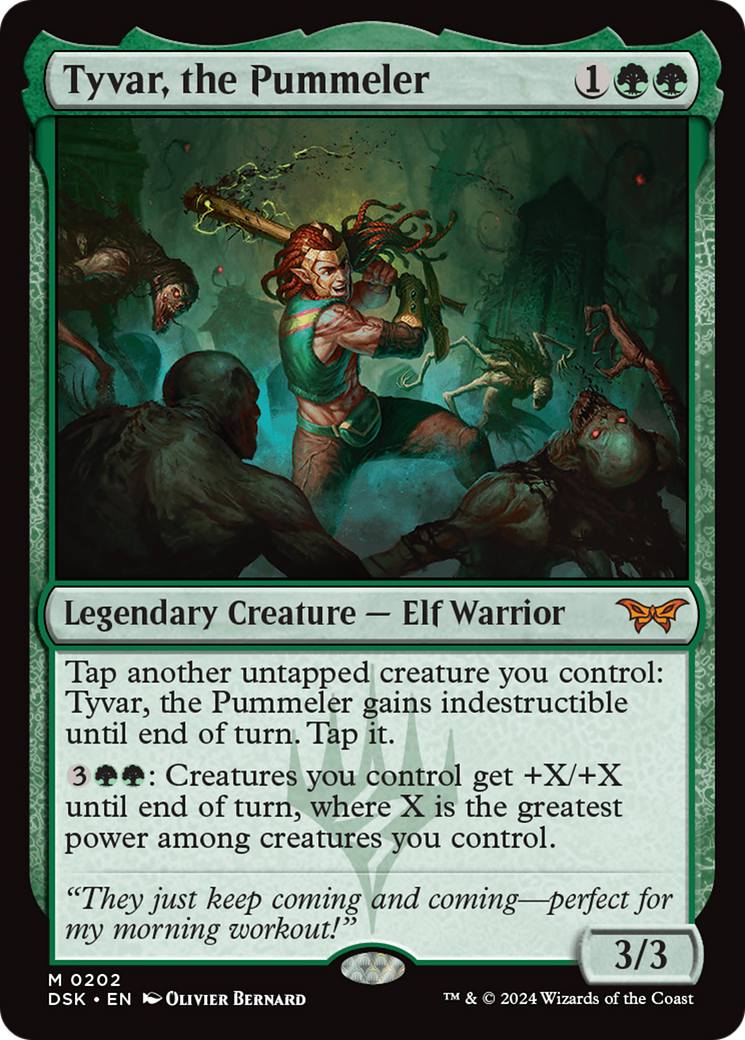 Tyvar, the Pummeler (DSK-202) - Duskmourn: House of Horror Foil - Poke-Collect