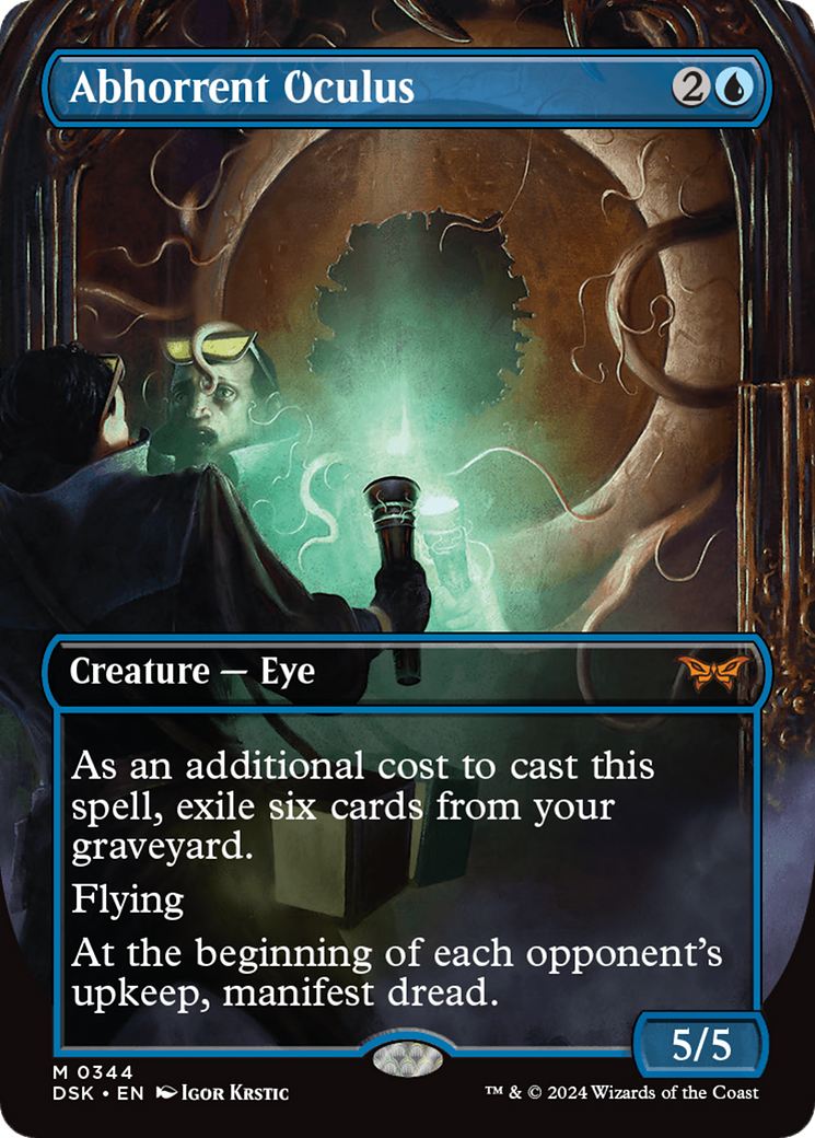Abhorrent Oculus (DSK-344) - Duskmourn: House of Horror (Borderless) Foil - Poke-Collect