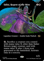 Sidisi, Regent of the Mire (TDM-341) - Tarkir: Dragonstorm: (Showcase) (Borderless) - Poke-Collect