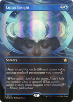 Lunar Insight (FDN-378) - Foundations (Borderless) Foil - Poke-Collect