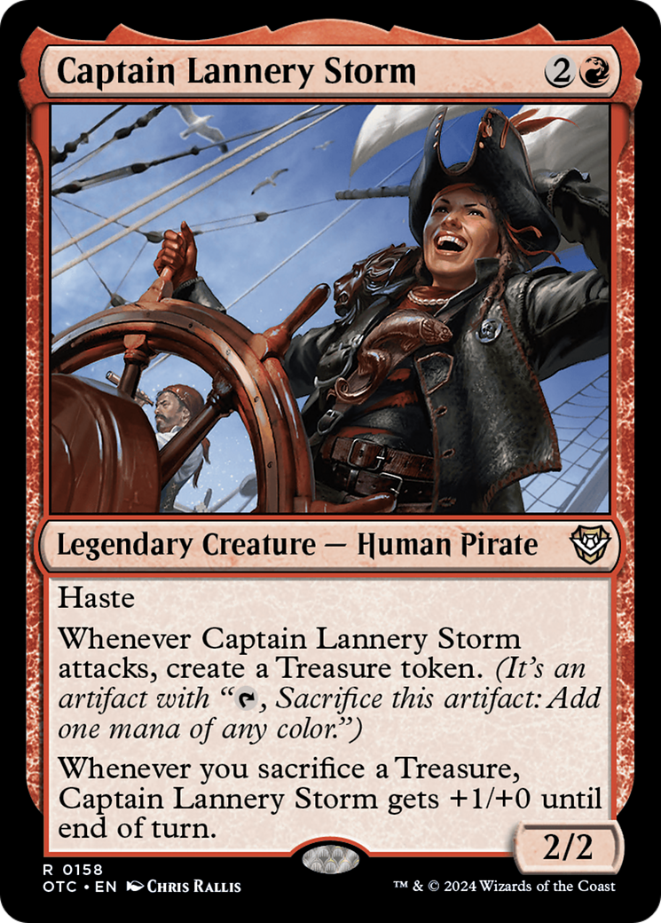 Captain Lannery Storm (OTC-158) - Outlaws of Thunder Junction Commander - Poke-Collect