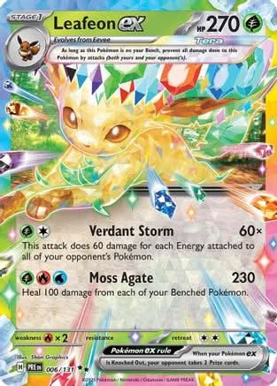 Leafeon ex - 006/131 - SV Prismatic Evolutions Holofoil