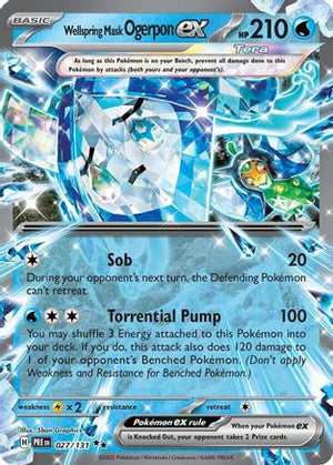 Wellspring Mask Ogerpon ex 027/131 - SV Prismatic Evolutions Holofoil - Poke-Collect