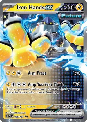 Iron Hands ex - 031/131 31 - SV Prismatic Evolutions Holofoil - Poke-Collect