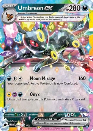 Umbreon ex - 060/131 - SV Prismatic Evolutions Holofoil - Poke-Collect