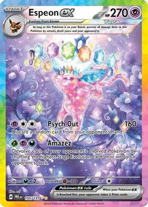 Espeon ex - SV Prismatic Evolutions Holofoil