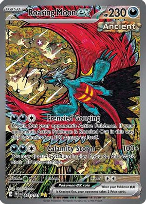 Roaring Moon ex 162 - SV Prismatic Evolutions Holofoil - Poke-Collect