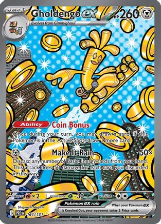 Gholdengo ex 164 - SV Prismatic Evolutions Holofoil - Poke-Collect