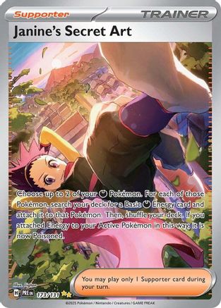 Janine's Secret Art - 173/131 173 - SV Prismatic Evolutions Holofoil - Poke-Collect
