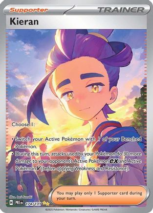 Kieran - 174/131 174 - SV Prismatic Evolutions Holofoil - Poke-Collect