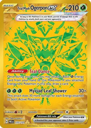 Teal Mask Ogerpon ex 177/131 - SV Prismatic Evolutions Holofoil - Poke-Collect
