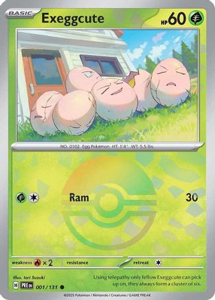 Exeggcute (Poke Ball Pattern) 1 - SV Prismatic Evolutions Holofoil - Poke-Collect