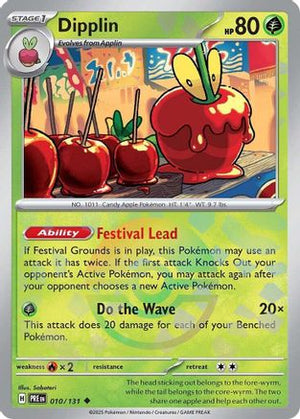 Dipplin (Poke Ball Pattern) 10 - SV Prismatic Evolutions Holofoil - Poke-Collect