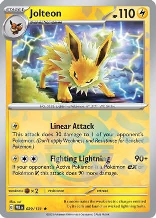 Jolteon (Poke Ball Pattern) - SV Prismatic Evolutions Holofoil