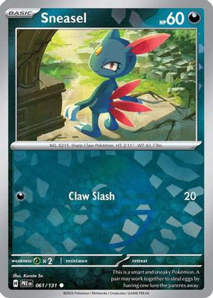 Sneasel (Poke Ball Pattern) - SV Prismatic Evolutions Holofoil - Poke-Collect