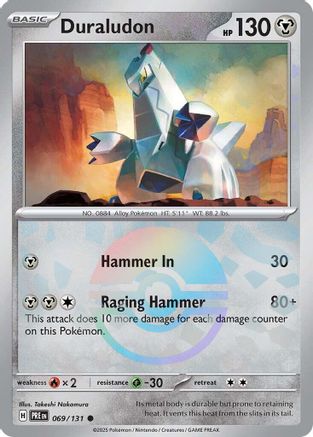 Duraludon (Poke Ball Pattern) 69 - SV Prismatic Evolutions Holofoil - Poke-Collect
