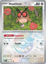 Hoothoot (Poke Ball Pattern) 77 - SV Prismatic Evolutions Holofoil - Poke-Collect