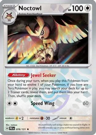 Noctowl (Poke Ball Pattern) - SV Prismatic Evolutions Holofoil