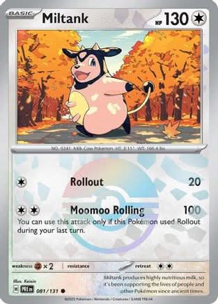 Miltank (Poke Ball Pattern) - SV Prismatic Evolutions Holofoil