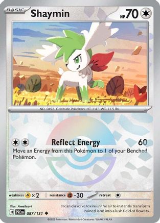 Shaymin (Poke Ball Pattern) 87 - SV Prismatic Evolutions Holofoil - Poke-Collect