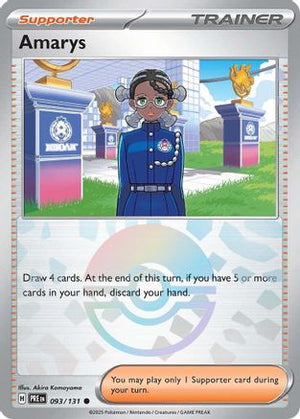 Amarys - 093/131 (Poke Ball Pattern) 93 - SV Prismatic Evolutions Holofoil - Poke-Collect